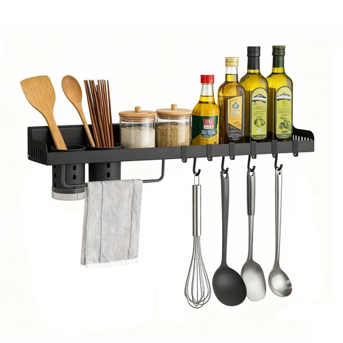 Wall mounted spice rack - mounted,