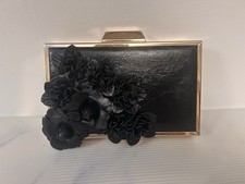 River Island Black Clutch Bag