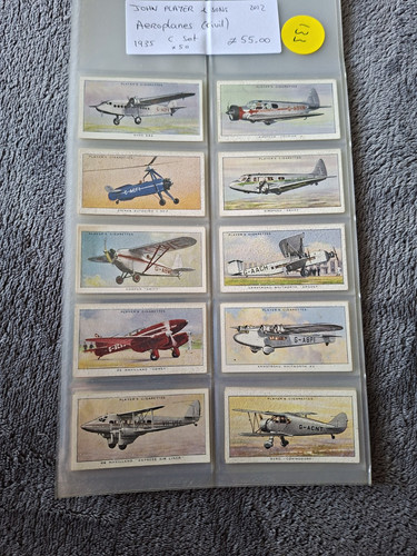 John player sons aeroplanes - john,