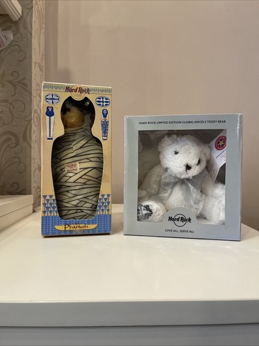 Hard rock cafe boxed teddy - rock,
