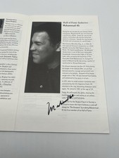 Muhammad Ali Signed Program