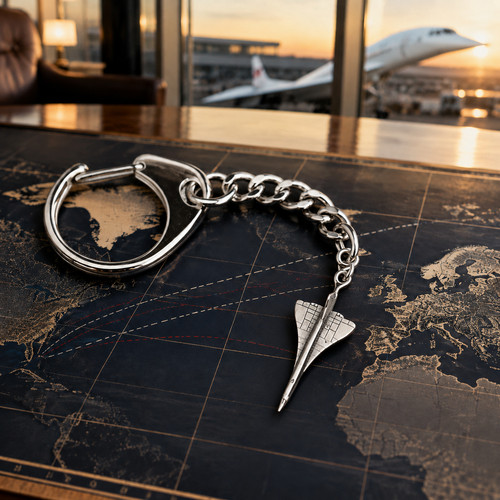 Concorde aeroplane keyring - keyring, uk