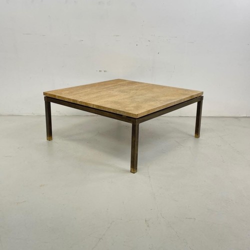 Midcentury marble and brass - marble,