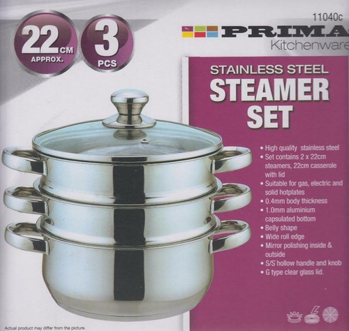 Tier steamer saucepan set - 3,