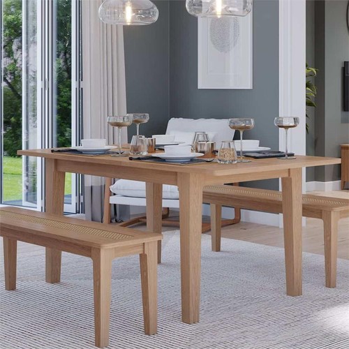 Solid oak extending dining - solid,