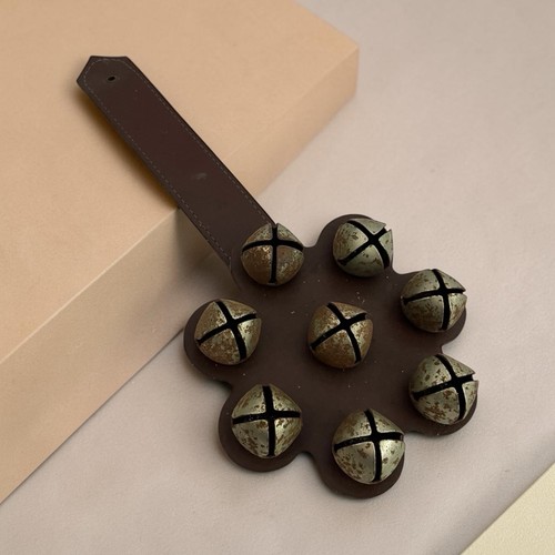 Vtg clover leaf sleigh bells - leaf,