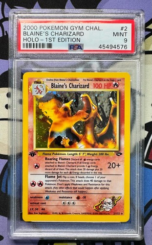 Blaine charizard 132 - blaine's, 9