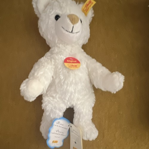 Steiff teddy bear white - teddy, plush