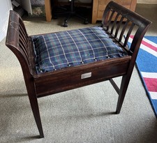 Antique piano stool - antique, with