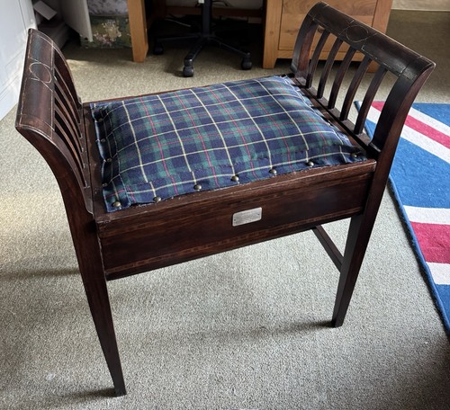 Antique piano stool - stool, with