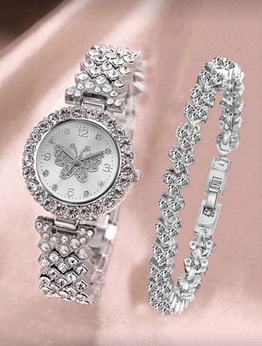 Watch and bracelet set ladies - watch,