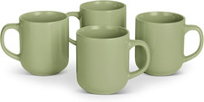 4 Piece Set Glazed Stoneware