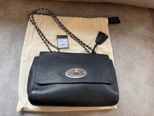 Mulberry Black Medium Lily Bag