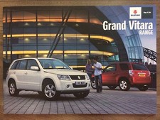 SUZUKI GRAND VITARA 2011 RANGE CAR BROCHURE. SZ4 SZ5 SZ3 3 & 5 DOOR 2.2 1.9 DDiS