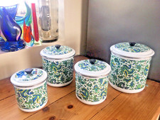 SET OF 4 VINTAGE BOHO PAISLEY