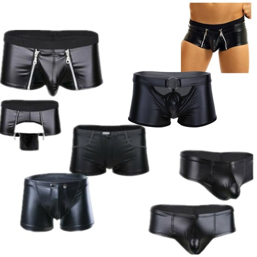 Men wet look leather - men's,