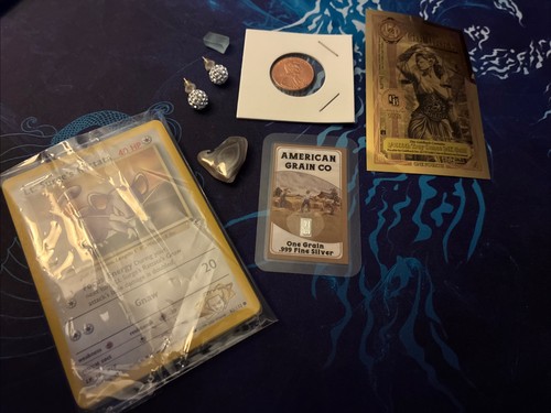 Silver gold junk - gold, drawer