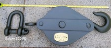 WW2 1938 SNATCH/BLOCK SINGLE PULLEY + HOOK.  BARRAGE BALLON UNIT CES ?????