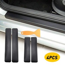 4PCS Carbon Scuff Car Fiber