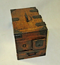 Antique 12" Japanese Wooden