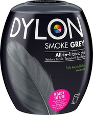 Dylon Washing Machine Fabric Dye Pod 350g for Clothes 1pk Smoke Grey