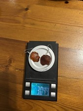 Earrings, 100% natural Amber