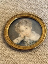 Antique Miniature Portrait