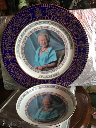 Queen mother china plate and - mother,