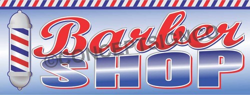 Barber shop banner - barber, signs