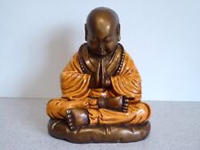 Buddha Shaolin Monk Statue Hand Cast & Painted 22cm.....