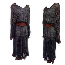 Vtg Vintage 1970s 70s Floral