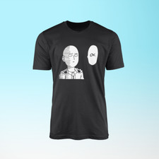 OK One Punch Man Saitama Anime Inspired T-Shirt Top Tee Anime Manga TV Show