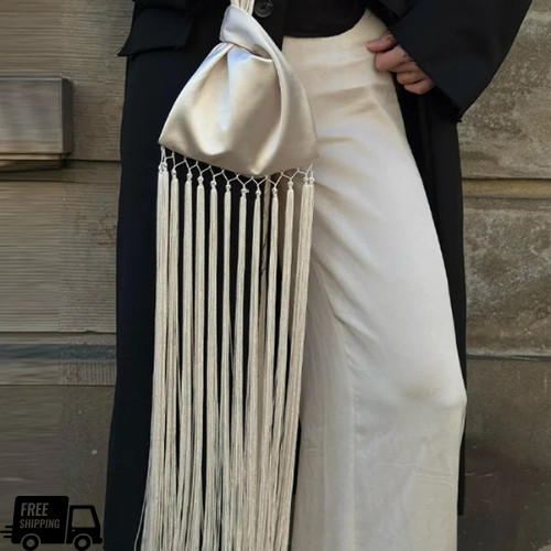 Women waist bag satin - waist,