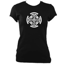 Celtic Round Ladies Fitted T-shirt | Celtic Clothing