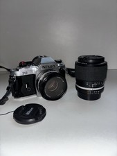Nikon FG 35mm SLR Film Camera with a Series E 50mm Lens & E Zoom 36-72mm lens