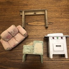 Vintage Large Scale Dolls House Furniture