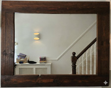 Large rustic Wall Mirror with