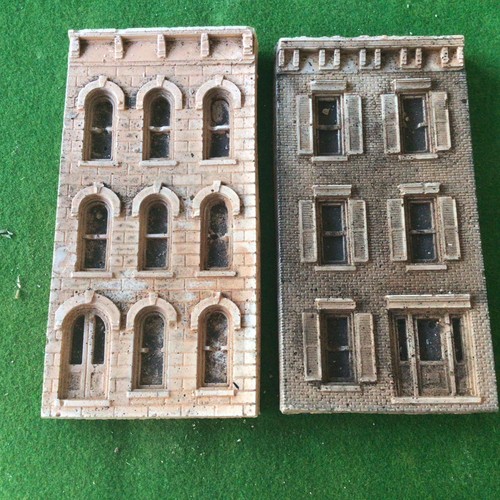Scale low relief shop - 2x, ho