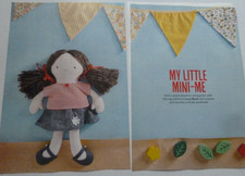 RAG DOLL TOY SEWING PATTERN - MAGAZINE PAGES