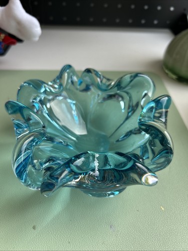 Murano glass dish bob - glass,