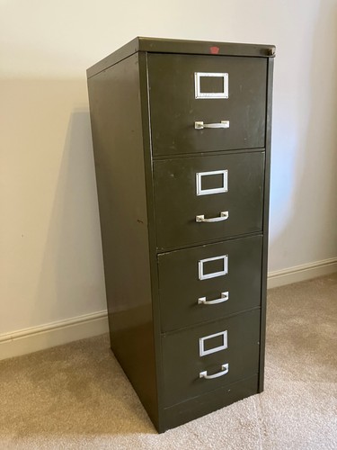 Vintage metal drawer filing - metal, 4
