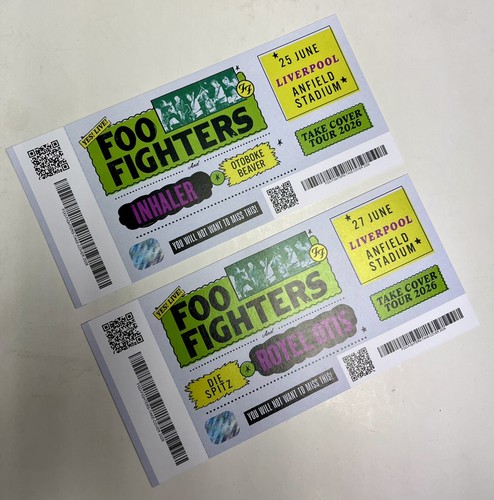 Replica foo fighters 2026 - fighters,