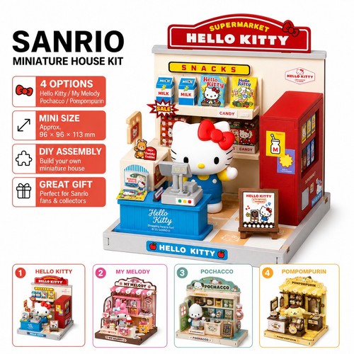 Sanrio diy miniature house - diy,