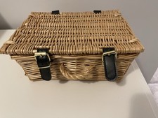 Wicker Basket With Handle &