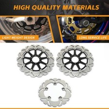 Front Rear Brake Discs For Aprilia Tuono 1000 R 2003-2009 RSV4 1000 R 2009-2012