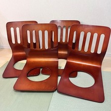 Vintage Japanese Wooden Zaisu