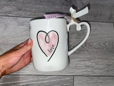 Rae Dunn White Heart Shaped