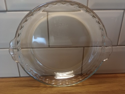 Glass pie dish - pie,