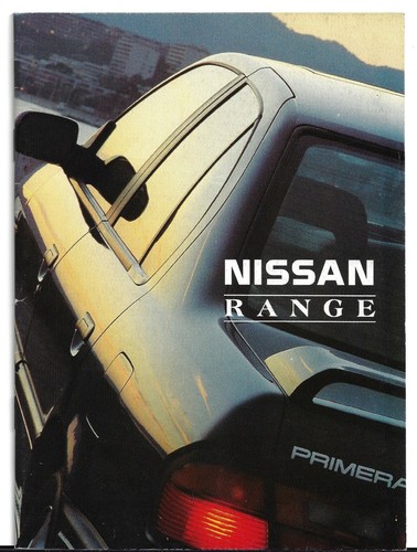 Nissan range mid late 1991 - nissan,