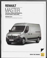 Renault Master 2014 UK Market